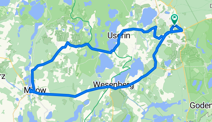 Rosenweg 5, Neustrelitz nach Rosenweg 7, Neustrelitz