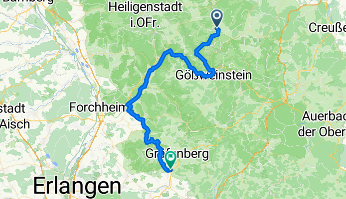 Tag 3 Waischenfeld Igensdorf 58 km