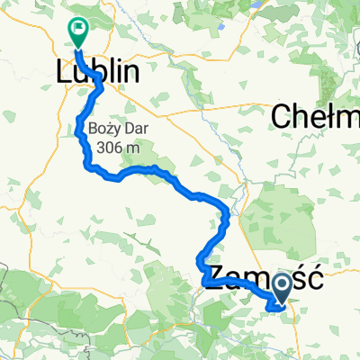 Ruszów 114, Łabunie do Snopków 107, Jastków