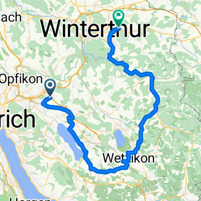 dübendorf - Wetzikon - saland - winterthur