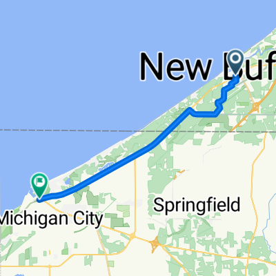 2–46 N Smith St, New Buffalo to 100 E Michigan Blvd, Michigan City