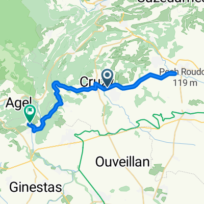 De D37, Cruzy à 4 Traverse des Hauts de Fontfresque, Bize-Minervois