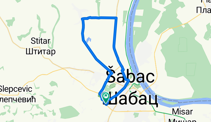 Мокрањчева 107, Шабац to Мокрањчева 68, Шабац