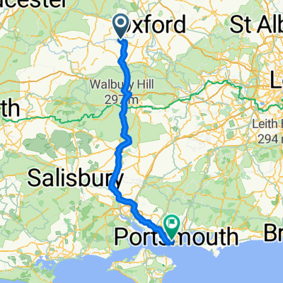 Cycle to Portsmouth Harbour