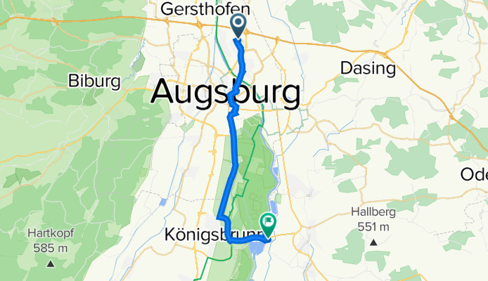 Radtour Lechstaustufe 23/Mandichosee