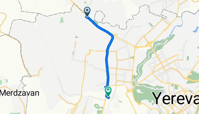 От Yerevan до Sebastia Street 23, Yerevan