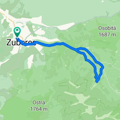 Zuberec - Spaleny zlab - Zuberec