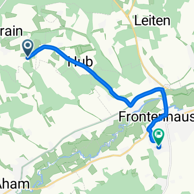 Pflanzenöd 1A, Marklkofen nach Frantostraße 1, Frontenhausen