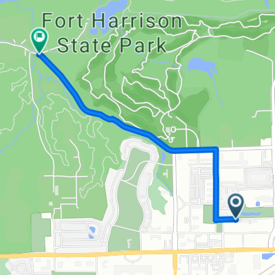 3 mile bike loop