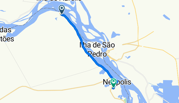 Rota para Avenida Comandante Garcindo, 390, Neópolis