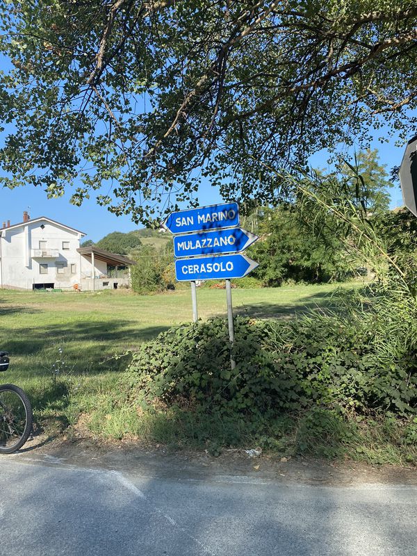 Moderate route in Gabicce Mare