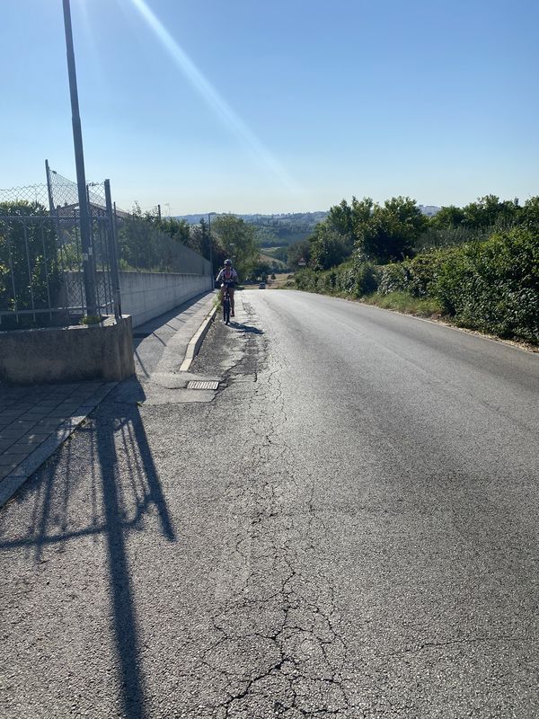 Moderate route in Gabicce Mare