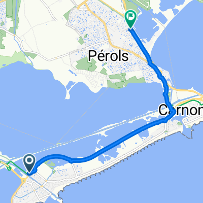 Route von D62e2, Palavas-les-Flots