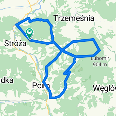 Myślenice - Kudłacze i okolice