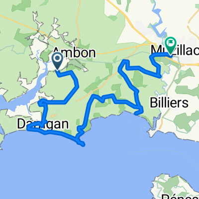 Itinéraire vers 57 Rue d'Armorique, Muzillac