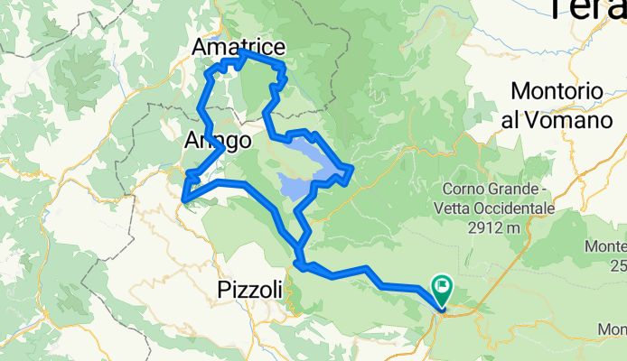126km-2034m-Campotosto-Amatrice