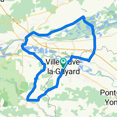 De Avenue des Promenades 1, Villeneuve-la-Guyard à Rue de Cheroy 13, Villeneuve-la-Guyard