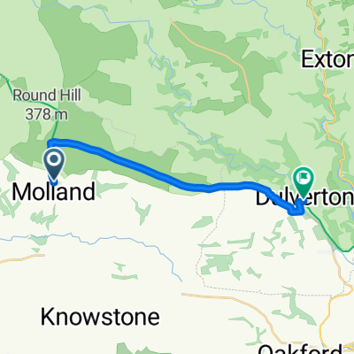 Moor Lane, South Molton to 5–27 Fore Street, Dulverton