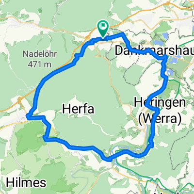 Nach Friedewald, Wölfershausen, Widdershausen und zurück