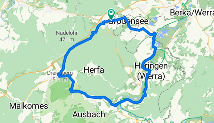 Nach Friedewald, Wölfershausen, Widdershausen und zurück