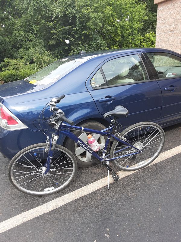Rode on Ozark Greenway Trail in Springfield, MO.