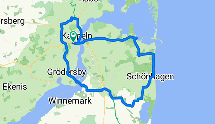 Kappeln-Schönhagen-Arnis-Sandbek-Kappeln