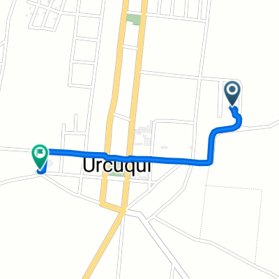 Ruta a Calle Antonio Ante, Urcuqui