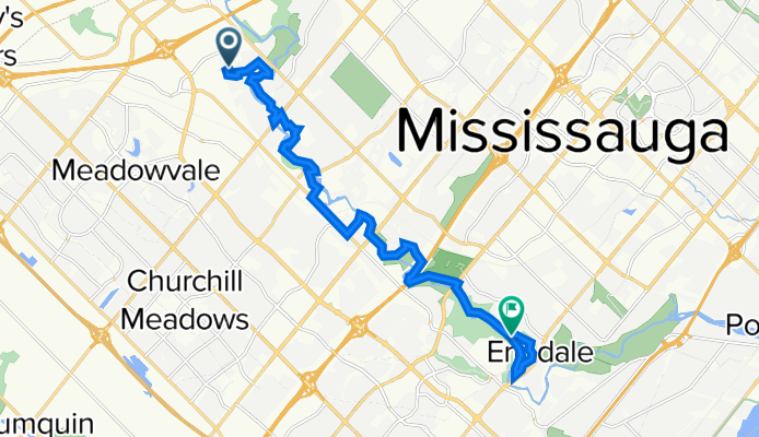 PineCliff Park to Erindale Park