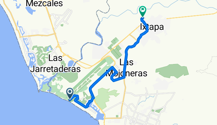 De Paseo Bocanegra, Puerto Vallarta a Calle Río Amazonas 563, Puerto Vallarta