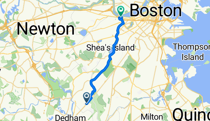 5086 Washington St, Boston to 745 Commonwealth Ave, Boston