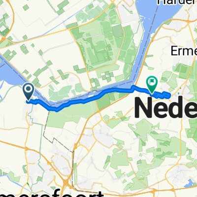 Zuiderzeelaan 24, Bunschoten-Spakenburg naar Bijsterenseweg 21, Putten