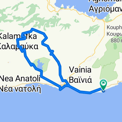 Supersonic route in Ierapetra