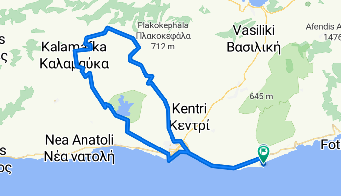 Supersonic route in Ierapetra