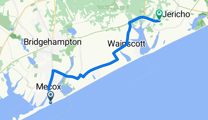 15.5 miles flat