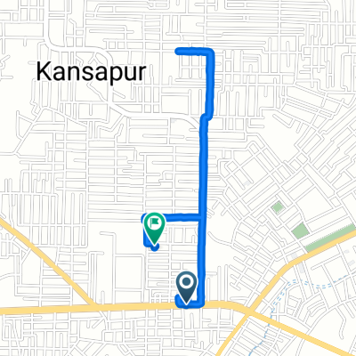 Railway Workshop Road, Yamuna Nagar to Unnamed Road, Yamuna Nagar