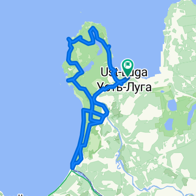 От Unnamed Road, Усть-Луга до Unnamed Road, Усть-Луга