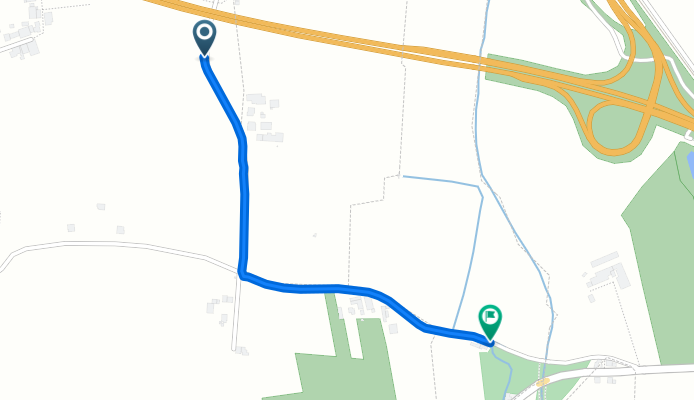 Percorso da Via Ca' Magre, Villaverla
