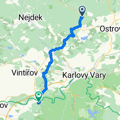 Route to Zámecká 68/11, Loket