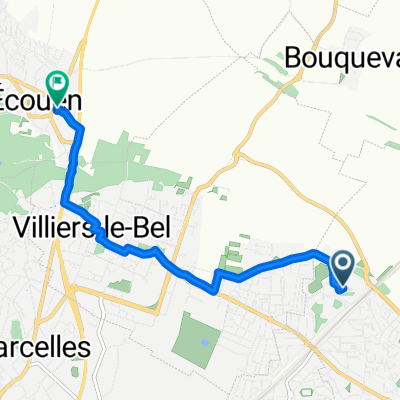 De 57 Square des Sports, Gonesse à 2 Rue Adeline, Ecouen