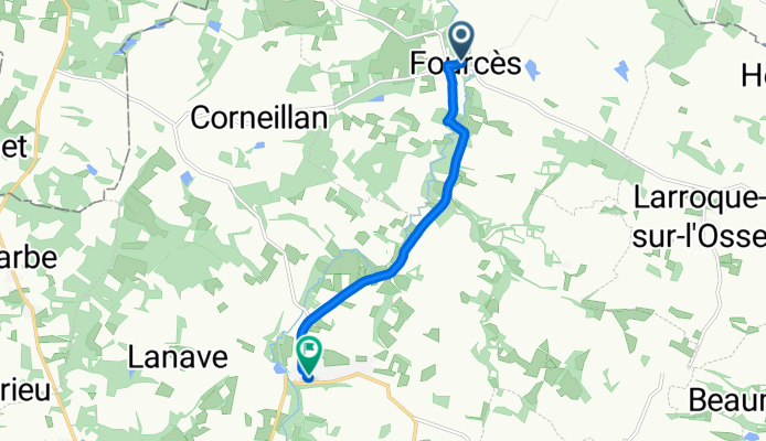 De D114, Fourcès à Place de la Mairie, Montréal