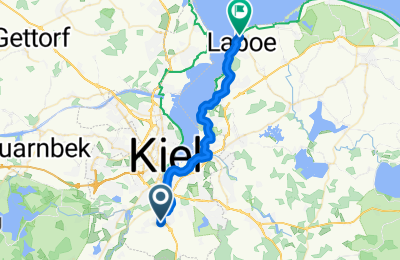 Route in der Bikemap App öffnen