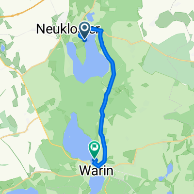 Alte Gärtnerei 3, Neukloster nach Am Strand 12, Warin
