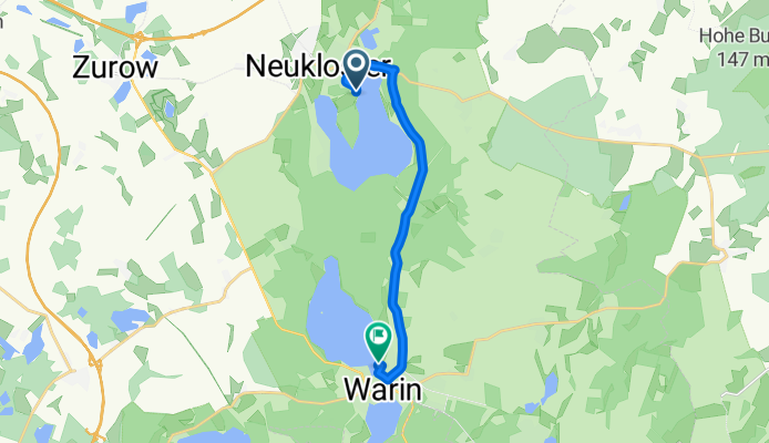 Alte Gärtnerei 3, Neukloster nach Am Strand 12, Warin