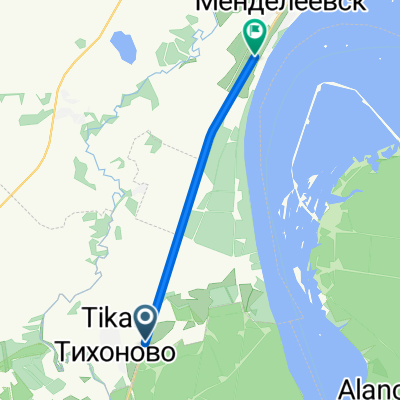 От М-7 «Волга» — Бизяки, Тихоновское до М-7 «Волга» — Бизяки, Тихоновское
