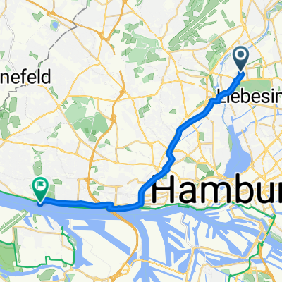 City Nord Teufelsbrück 14km