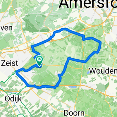 Een rondje over de Utrechtse Heuvelrug (fietsroute: 524601) - route.nl