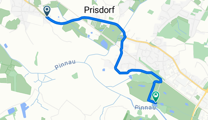 Tornesch to Peiner Hof 7, Prisdorf