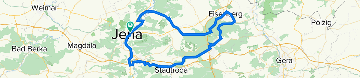 Thüringer Mühlenradweg - Radroute - 🚲 Bikemap Thüringer Mühlenradweg - Radroute - 🚲 Bikemap