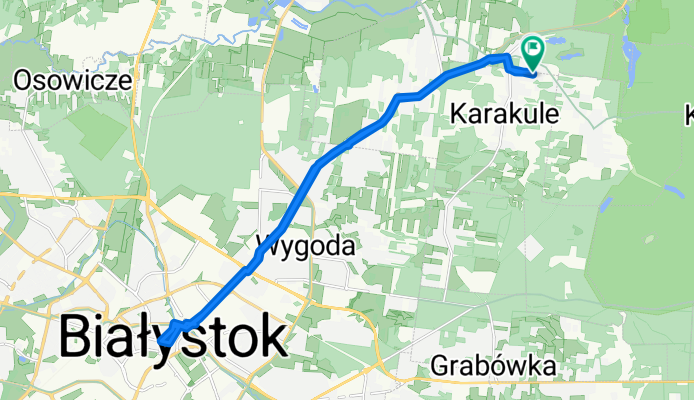 Tęczowa 21, Supraśl to Tęczowa 30, Supraśl