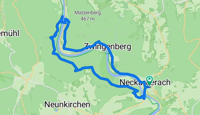 Neckargerach - Drei Burgen für Mountainbiker auf einen Streich